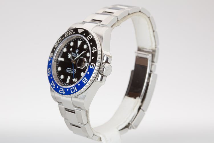 2021 Rolex "Batman" 126710BLNR with Box and Card.