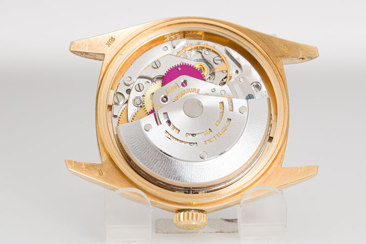 1977 Rolex 18k Datejust 1601 Gray Sigma Dial Box, Papers, Booklets, Hangtag