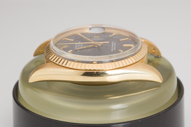 1977 Rolex 18k Datejust 1601 Gray Sigma Dial Box, Papers, Booklets, Hangtag