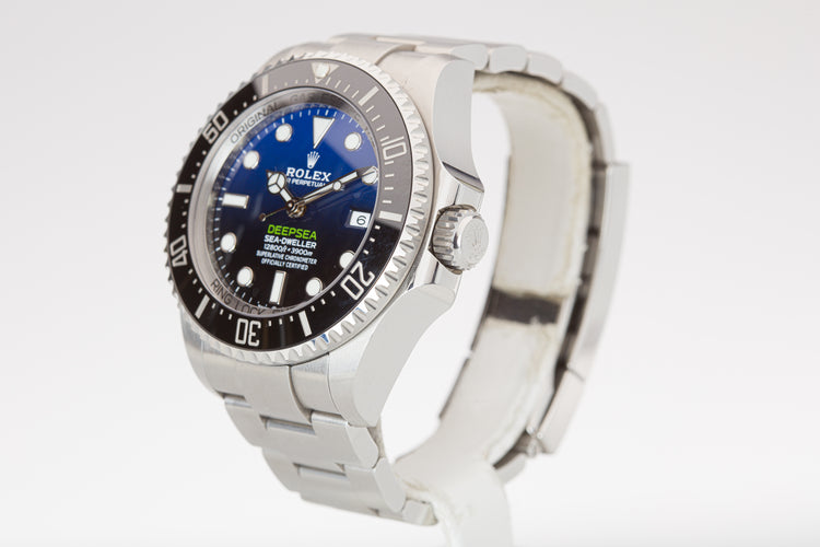 2021 Rolex "James Cameron" Deepsea 126660 Box, Booklets, Hangtag, Card, Diver Link