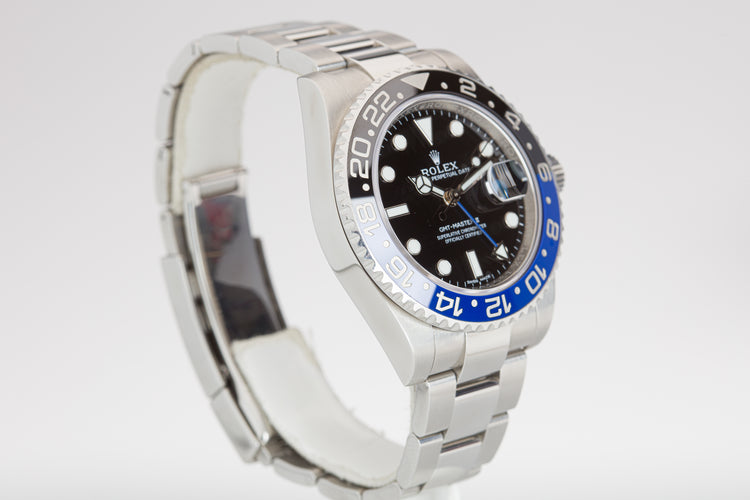 2013 Rolex GMT Master II "Batman" 116710BLNR Box, Card Booklets& Hangtag