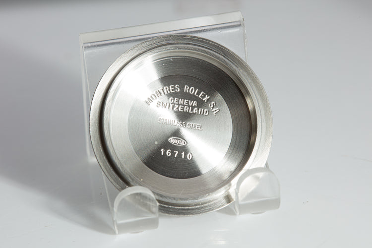 1991 Rolex GMT Master II 16713 Brown Dial w/ Box, Papers & Booklet