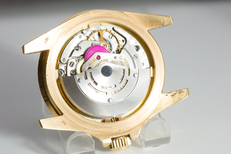 1970 Rolex 18k Submariner 1680 Black Nipple Dial Jubilee Bracelet