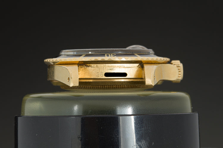 1970 Rolex 18k Submariner 1680 Black Nipple Dial Jubilee Bracelet