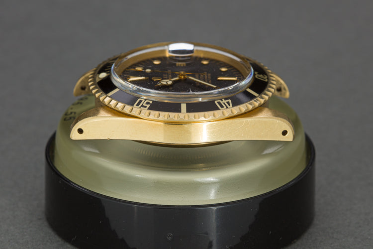 1970 Rolex 18k Submariner 1680 Black Nipple Dial Jubilee Bracelet