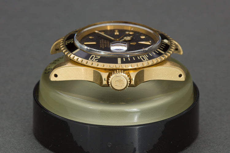 1970 Rolex 18k Submariner 1680 Black Nipple Dial Jubilee Bracelet