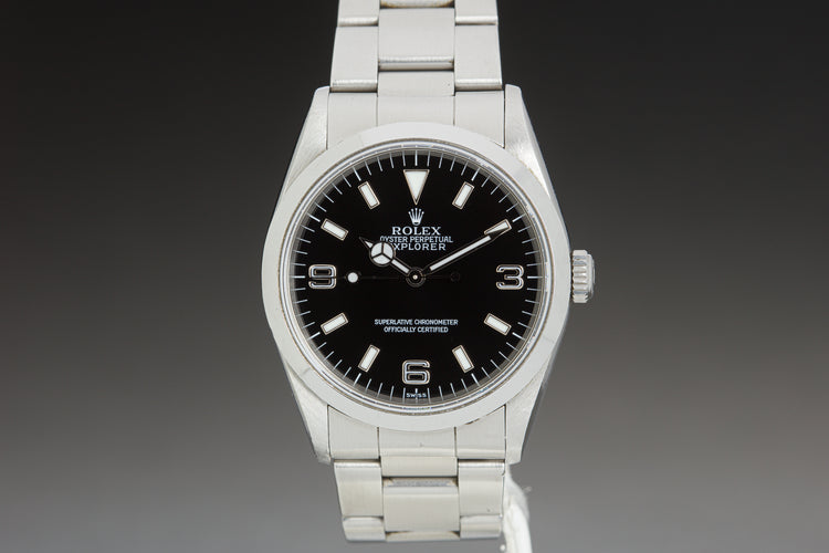 1999 Rolex Explorer 14270 Swiss Only Dial