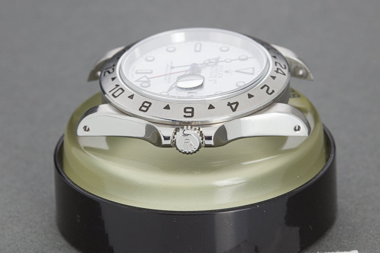 2001 Rolex Explorer II 16570 Swiss Made Polar Dial