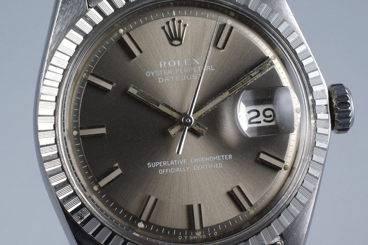 1971 Rolex DateJust 1603 with Gray ‘Wide Boy’ Sigma Dial