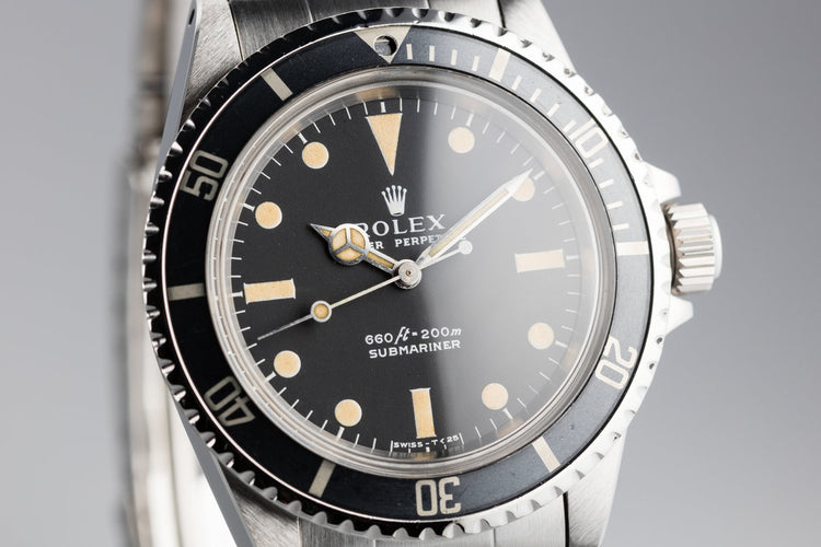 1974 Rolex Submariner 5513 with Serif Dial