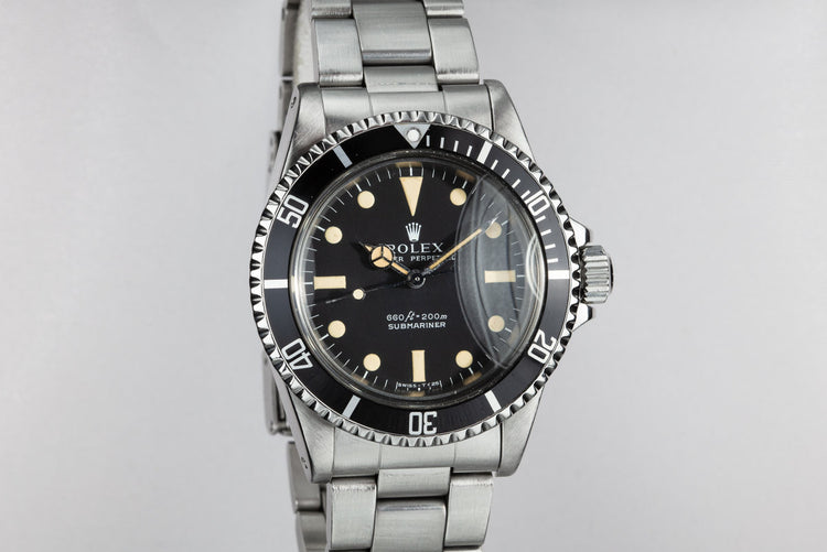 1978 Rolex Submariner 5513 Serif Dial with Box and Booklets