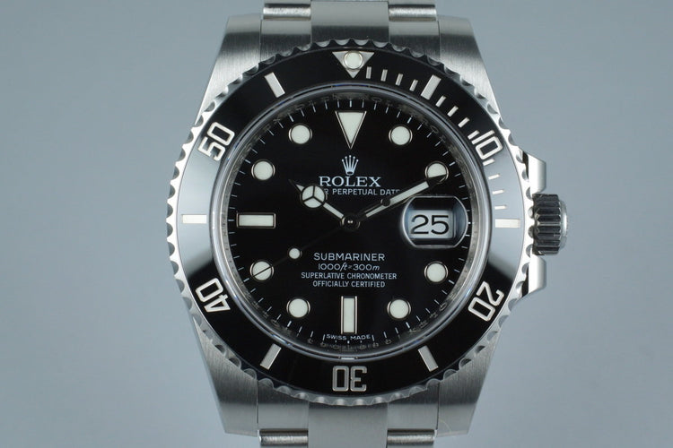 2010 Rolex Submariner 116610 with Box and Papers