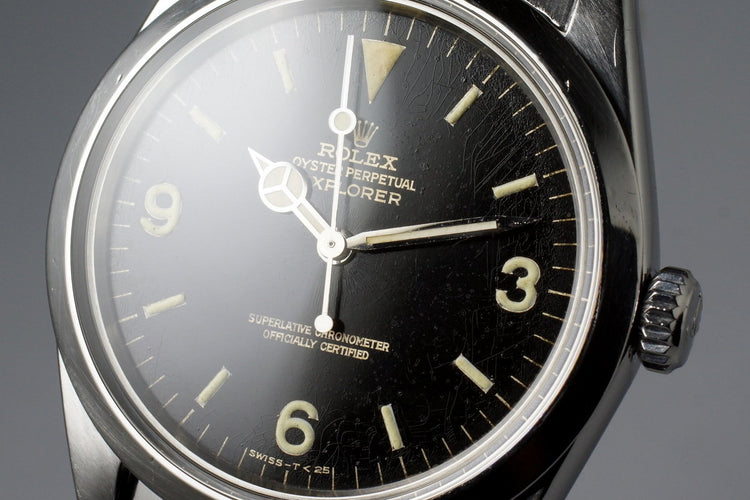 1966 Rolex Explorer 1 1016 Glossy Gilt Dial