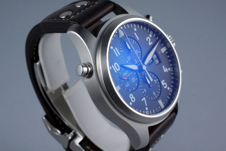 2015 IWC Pilot’s Watch Double Chronograph IW3778 with Box and Papers
