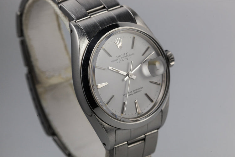 1969 Rolex Date 1500 White Dial