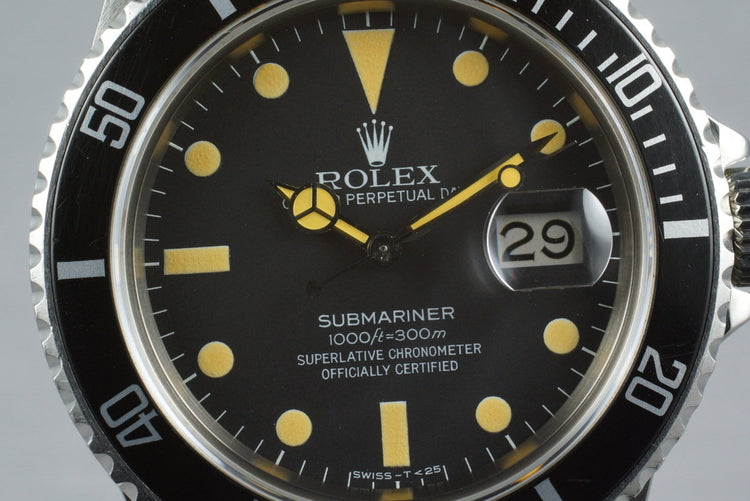 1981 Rolex Submariner 16800