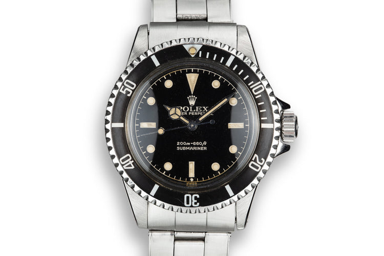 1963 Rolex Submariner 5512 PCG Meters First Exclamation Gilt Dial