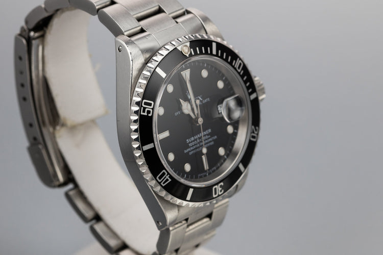 1995 Rolex Submariner 16610 with Tritium Dial