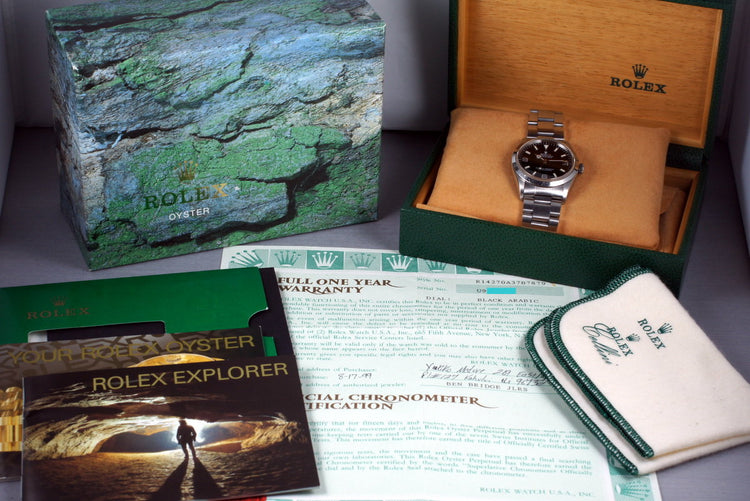 1997 Rolex Explorer 14270 with Box and Papers