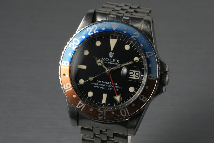 1968 Rolex GMT 1675 with Mark 1 Dial