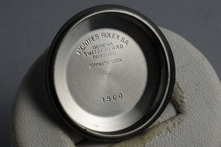 1972 Rolex Date 1500 Brushed Silver Sigma Dial