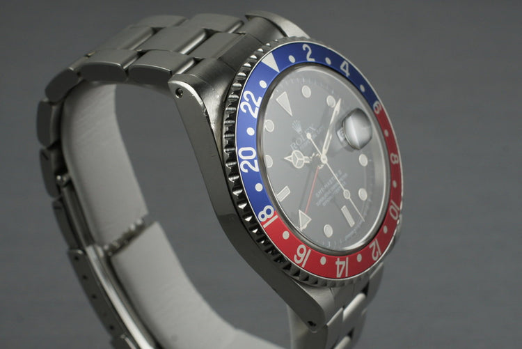 1997 Rolex GMT II 16710 with Box and Papers