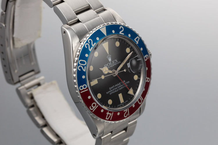 1982 Rolex GMT-Master 16750 Matte Dial "Pepsi" with Box and Papers