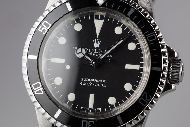 1979 Rolex Submariner 5513 with MK III Maxi Dial