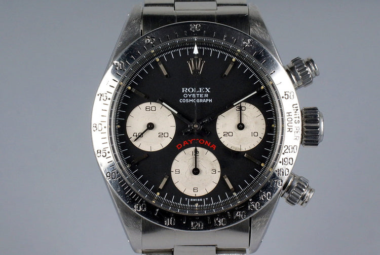 1978 Rolex Daytona 6265 Black Big Red Daytona Dial