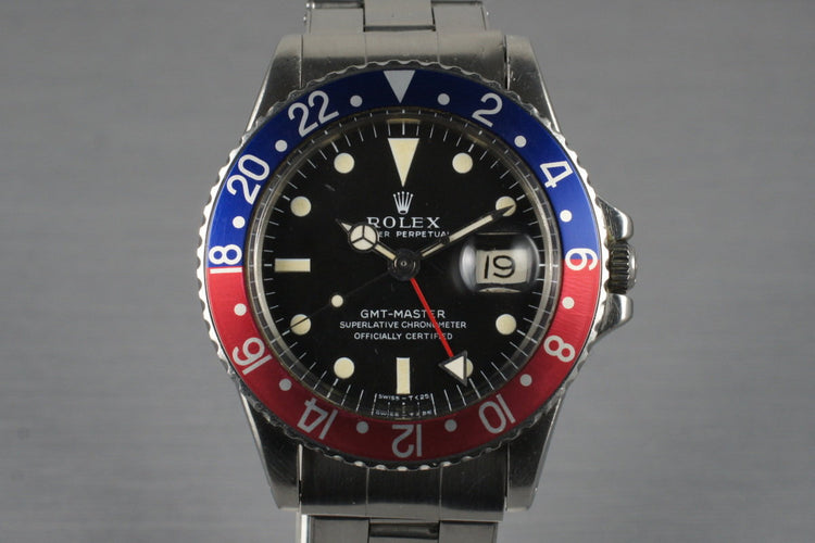 1970 Rolex GMT Ref: 1675 Mark I Dial