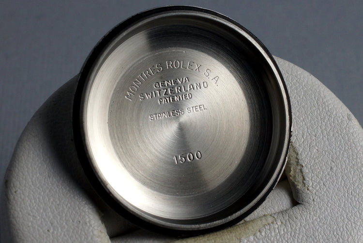 1978 Rolex Date 1500 Silver Dial