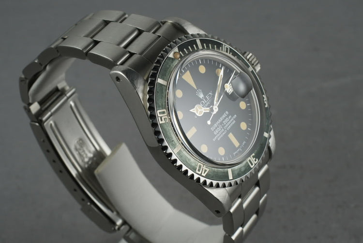 1979 Rolex Submariner 1680 with Orange colored lume