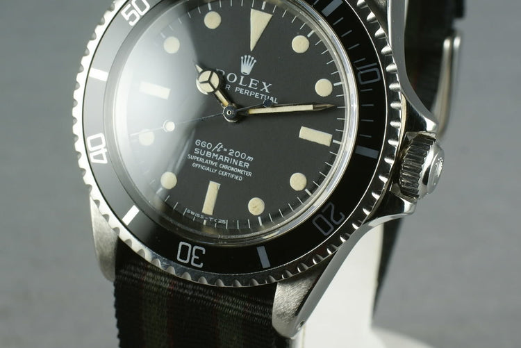 Rolex Submariner 5512 with Box, Papers, tags, etc.