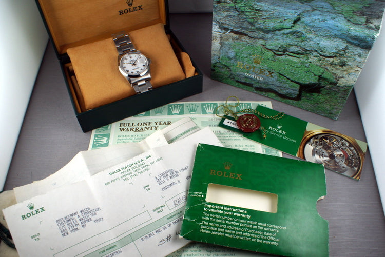 Rolex Stainless Steel Datejust 16200 with Box and Papers