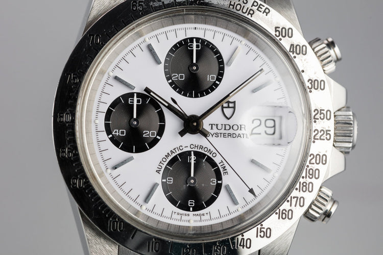 1994 Tudor Chronograph "Bigblock" 79180 White Enamel Dial with Box and Papers