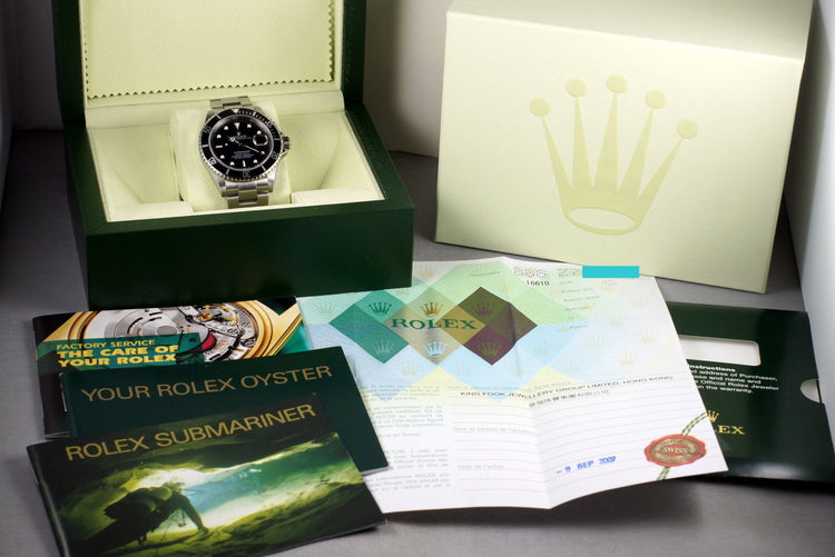 2006 Rolex Submariner 16610T with Box and Papers