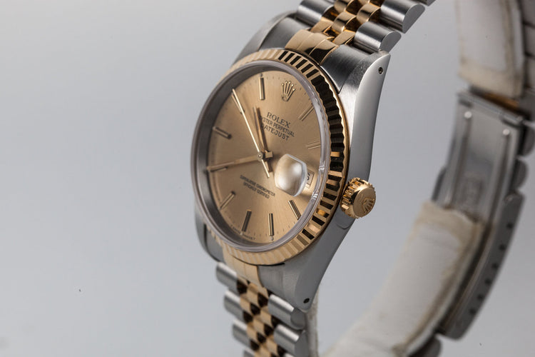 1991 Rolex Two Tone DateJust 16233 with Box and Papers