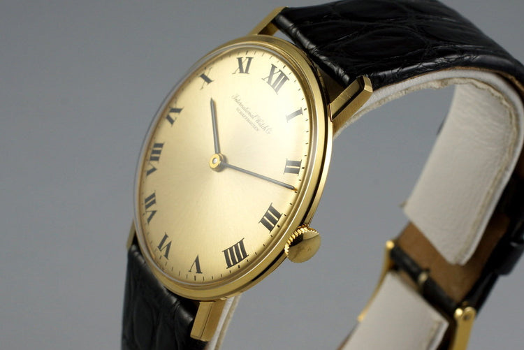 Vintage IWC YG Dress Watch R2500