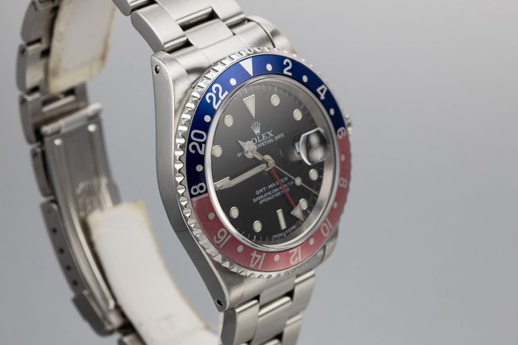 1997 Rolex Gmt-Master 16700 "Pepsi" with Box and Papers