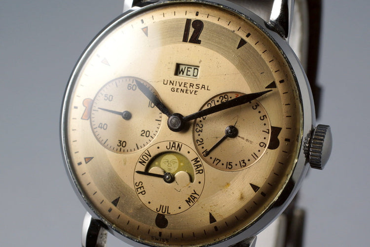 1940’s Universal Geneve Calendar Moonphase 21312