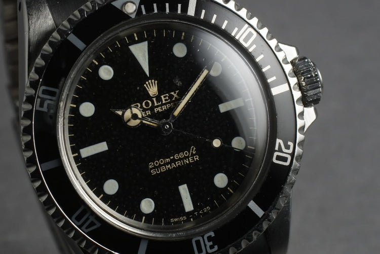 1966 Rolex Submariner Ref: 5513 gilt Dial with Pateted 9315