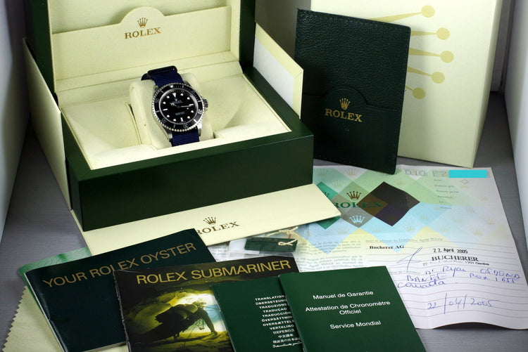 2004 Rolex Submariner 14060 with Box and Papers