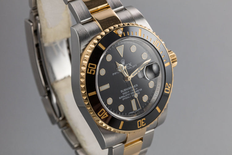 2014 Rolex Two-Tone Submariner 116613LN with Box and Papers