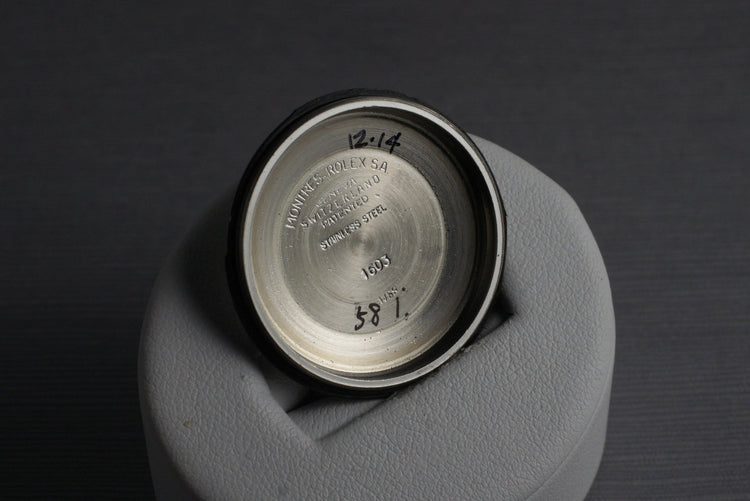 1970 Rolex DateJust 1603 Non Luminous Dial