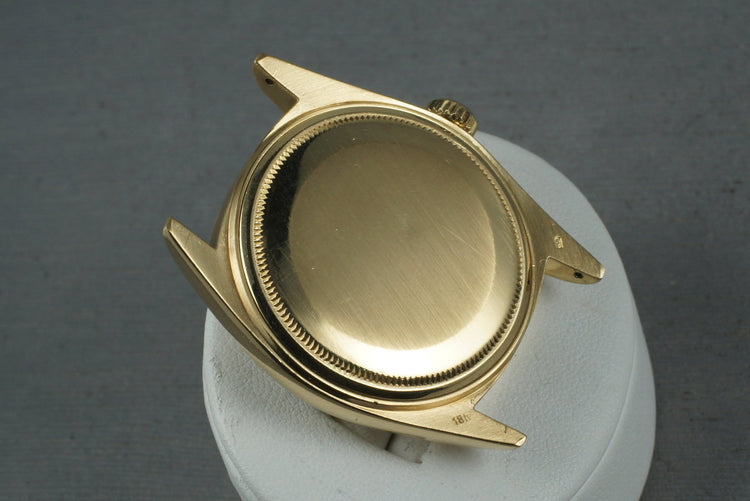 1972 Rolex Uncommon Datejust 1611 18K with bracelet with Fat Boy Dial