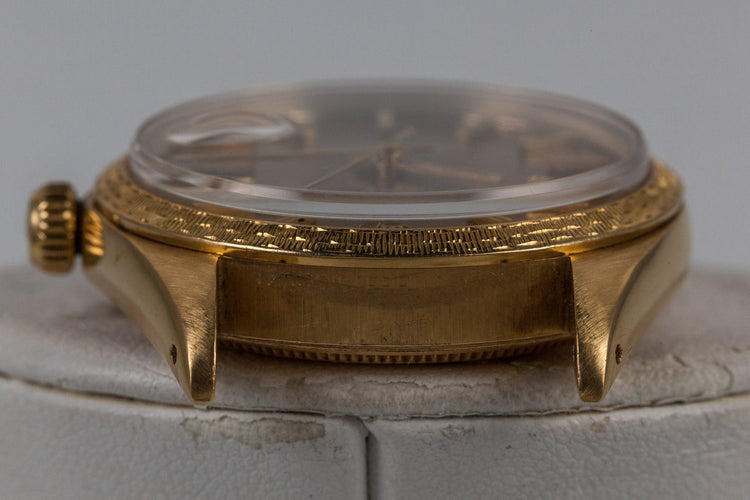 1972 Rolex Date 1514 with Brown Mosaic Dial