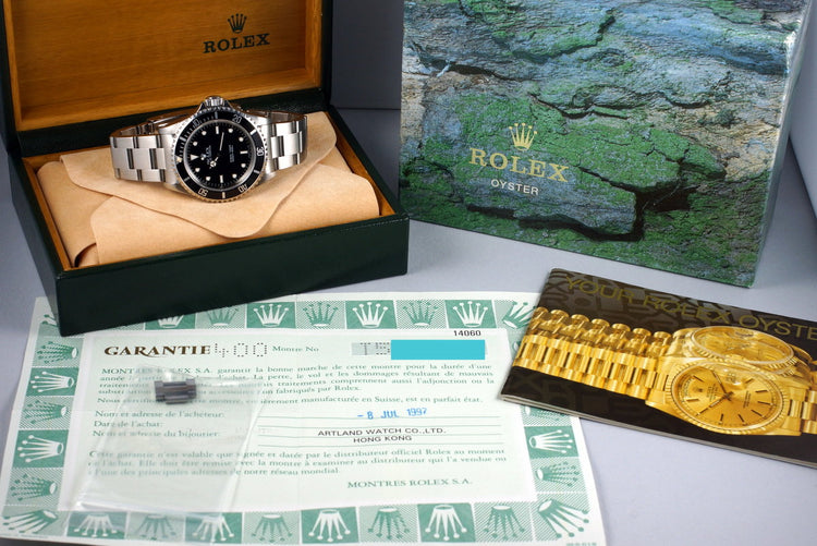 1995 Rolex Submariner 14060 with Box and Papers