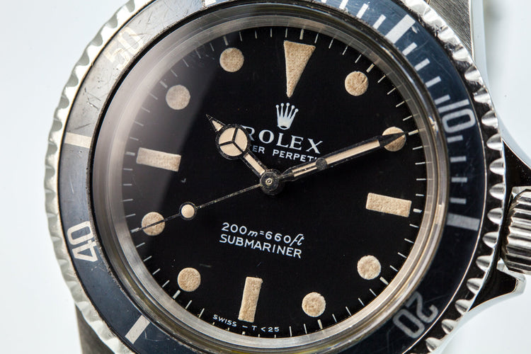 1967 Rolex Submariner 5513 "Meters First" Dial