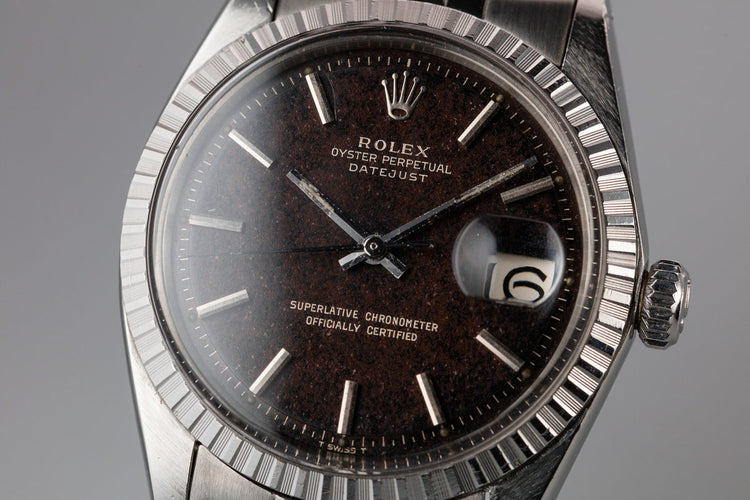 1968 Rolex DateJust 1603 with Tropical Gilt Dial