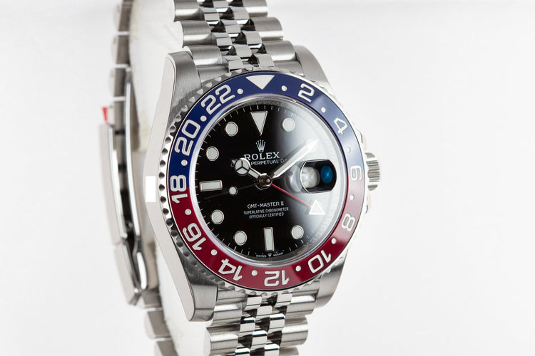 2018 Mint Rolex Ceramic GMT-Master II 126710BLRO With Box and Papers